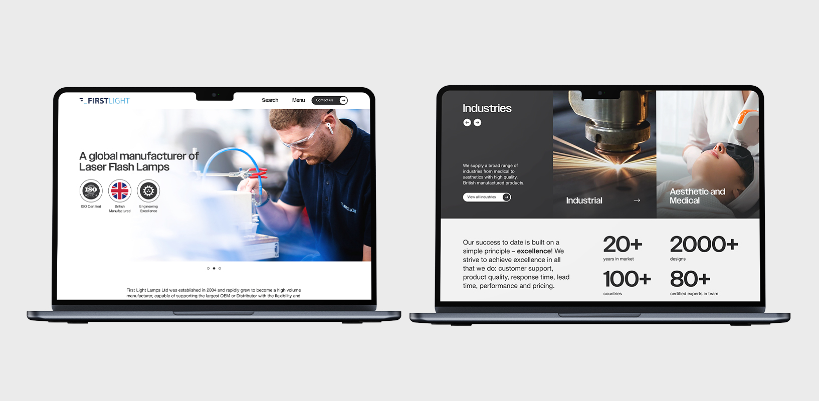 First Light Lamps Website Launch